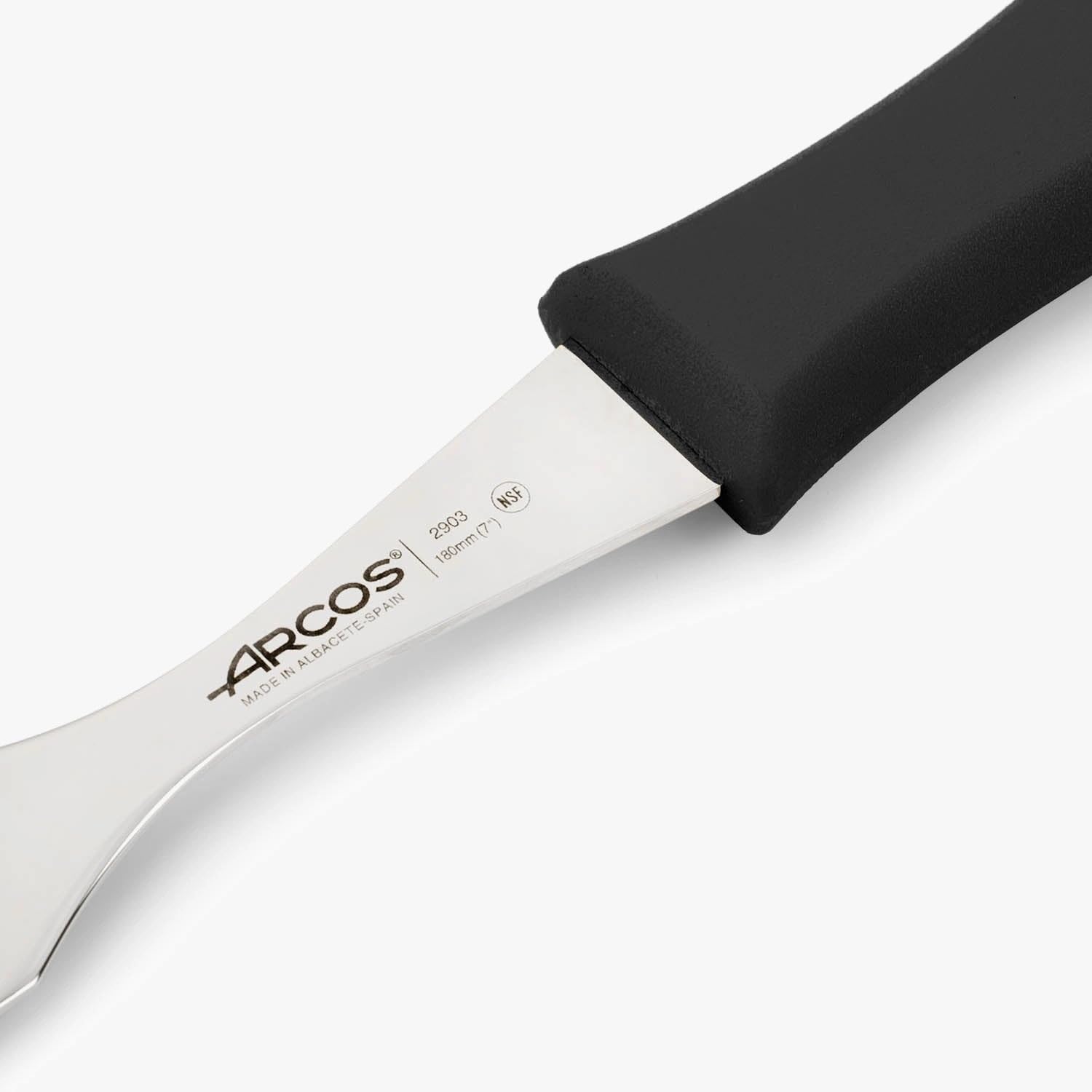 Arcos Cuchillo Chef con Hoja Acero Inoxidable Nitrum 200 mm. Cuchillo Cocina Profesional multipropósito. Mango ergonómico Polipropileno. Serie 2900. Color Negro. — view 16