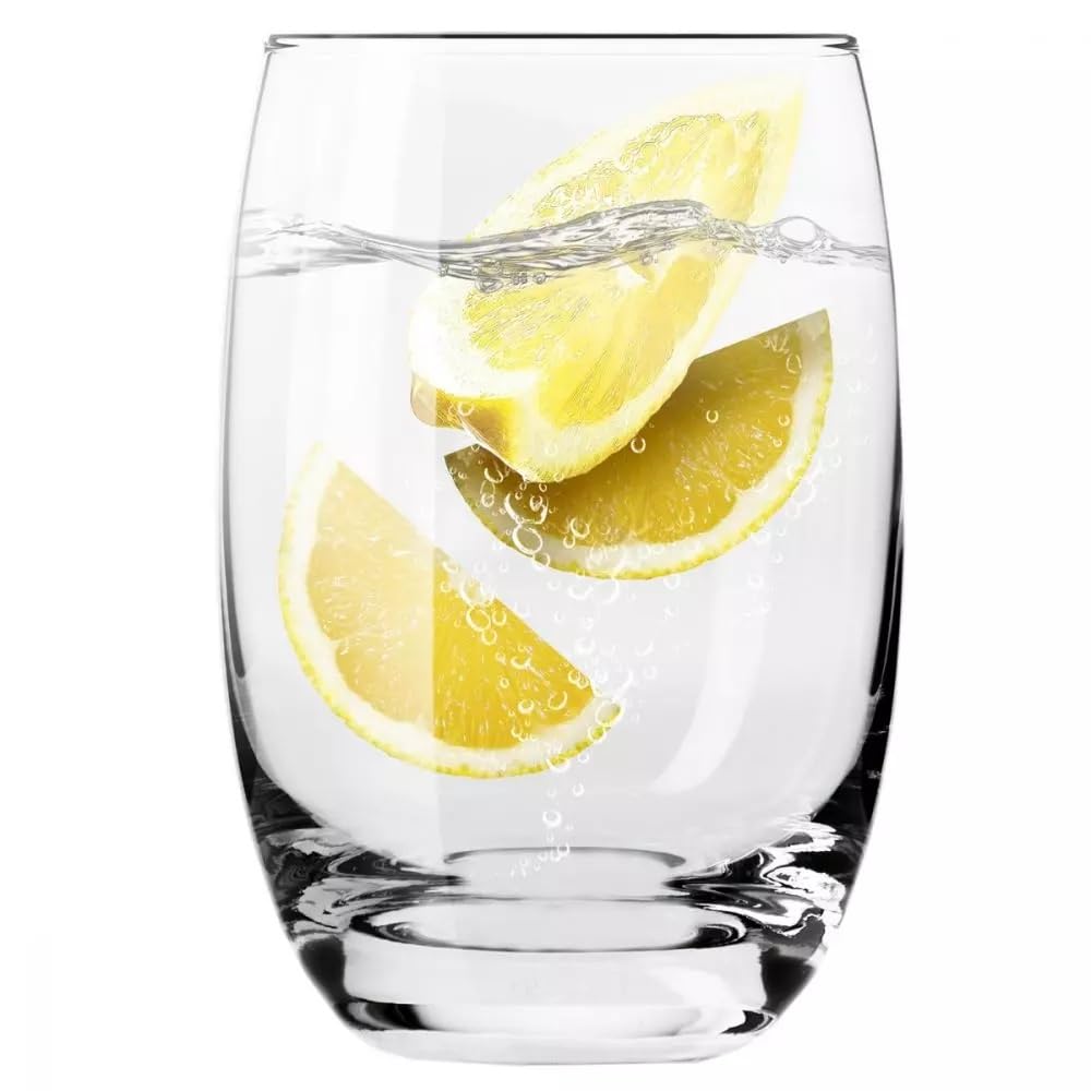 Krosno Verre à Eau Jus Highball | Lot de 12 | 440 ML | Collection Elite | Parfait la Maison, Les Restaurants, Les Fêtes | Lavable au Lave-vaisselle