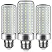 20W LED Lampe E27 Kaltweiß 6000K,LED Mais Glühbirne,200W Glühbirnen Äquivalent,2200LM Kann 150W~200W Glühlampe Leuchtmittel ersetzen,Hohe Helligkeit CRI 85,Nicht Dimmbar,3er-Pack