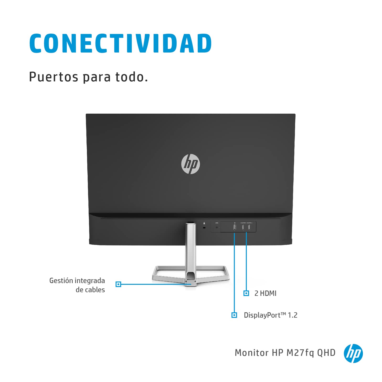 HP M27fq 27インチ QHD モニター HP M27fq 27