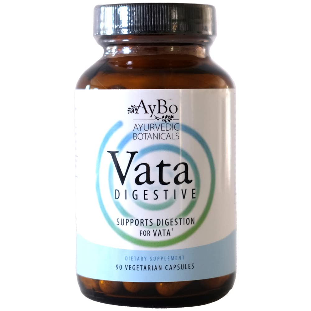 AyBo Vata Digestive Supplement for General Wellness, 90 Vegetarian Capsules