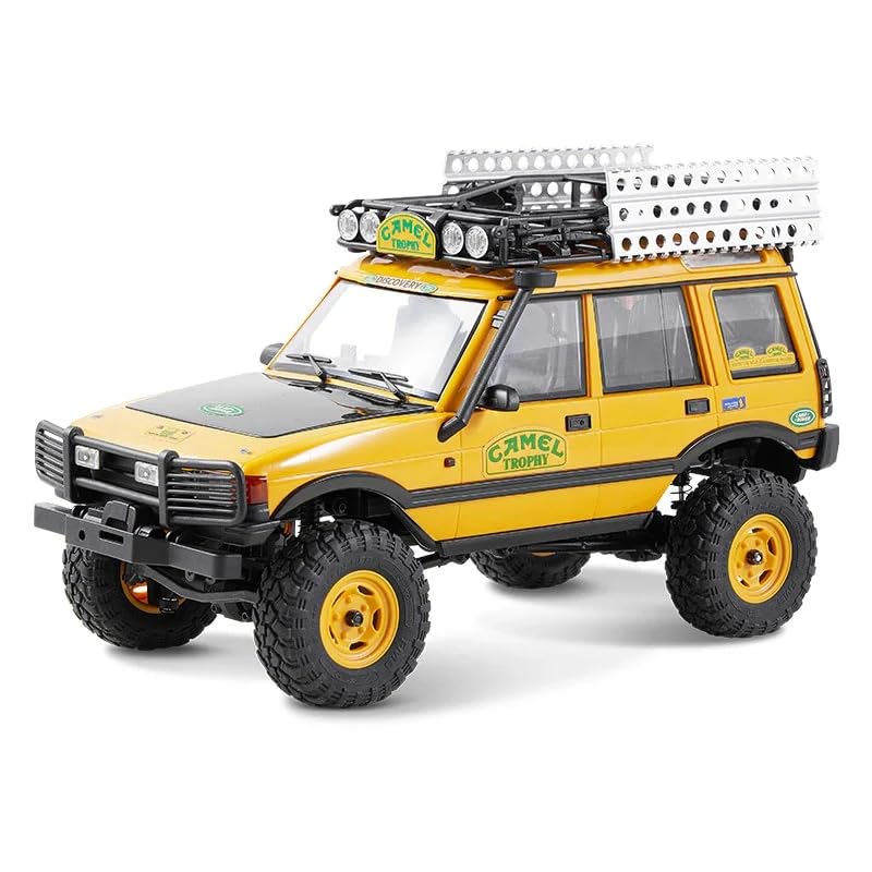 SVERTIBO FMS FCX24M 1/24 RC Crawler RTR, Land Rover Family Camel Trophy Edition Licensed RC Truck, 4WD Off-Road RC Rock Crawler 2.4Ghz RC Car Model for Adults (Discovery)