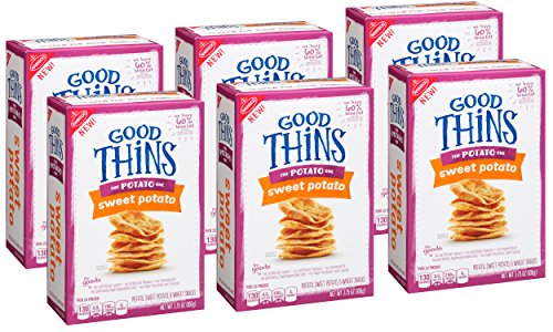 Good Thins: The Potato One - Sweet Potato Crackers, 3.75 Ounce, (Pack of 6) - Thumbnail 2