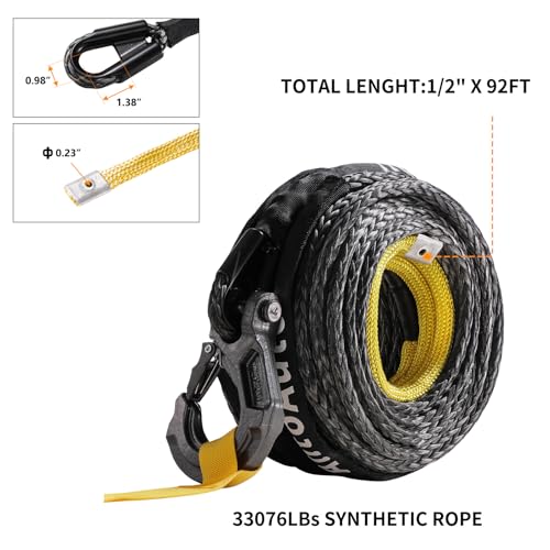 Câble de treuil synthétique Dyneema pour éviter les ruptures de 4x4 - 2