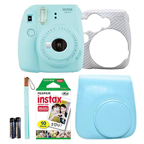 One-Day Sale: Up to 40% Off FujiFilm Instax Mini 9 Instant Film Camera Holiday Bundle (Ice Blue) with Blue Instax Camera Case One-Day Sale: Up to 40% Off FujiFilm Instax Mini 9 Instant Film Camera Holiday Bundle (Ice Blue) with Blue Instax Camera Case