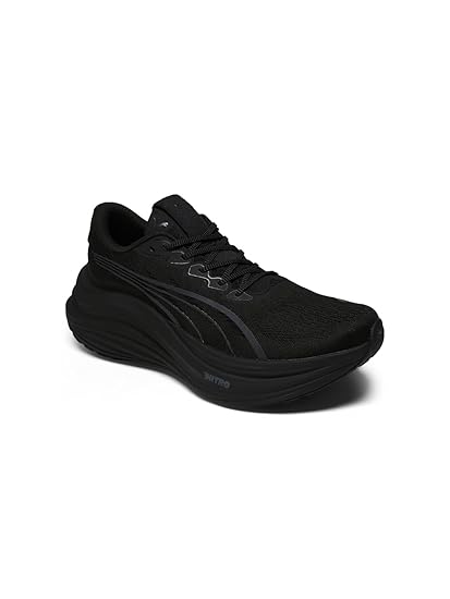 Puma , Men, MagMax NITRO™, Black-Galactic Gray, Running Shoe, 6UK, (31008810)