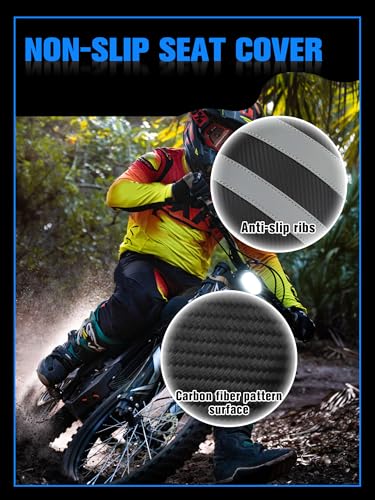Image of Dirt Bike Seat Cover for Talaria Sting MX3 /R MX4 MX5 /PRO Electric Bike Gray,High Elastic Leather