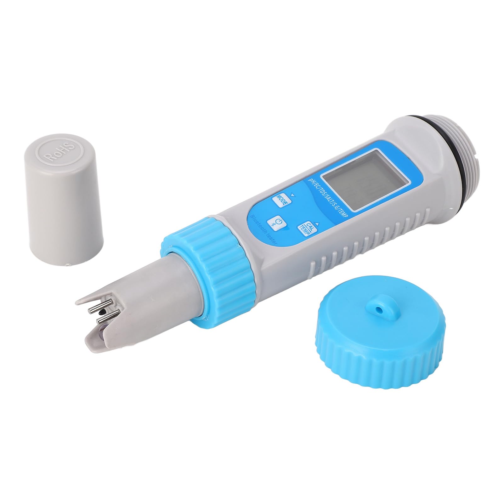 Bolígrafo probador de Calidad del Agua Bluetooth 7 en 1 para PH EC TDS Salinidad SG ORP y mediciones de Temperatura, medidor Digital portátil para análisis de Agua Dulce y Agua de