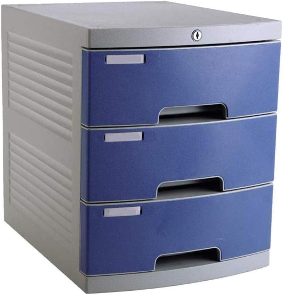 Filing Cabinet Stationery 3 Shelf Lockable Desktop Storage Cabinet Plastic Office File Cabinet Storage Cabinet