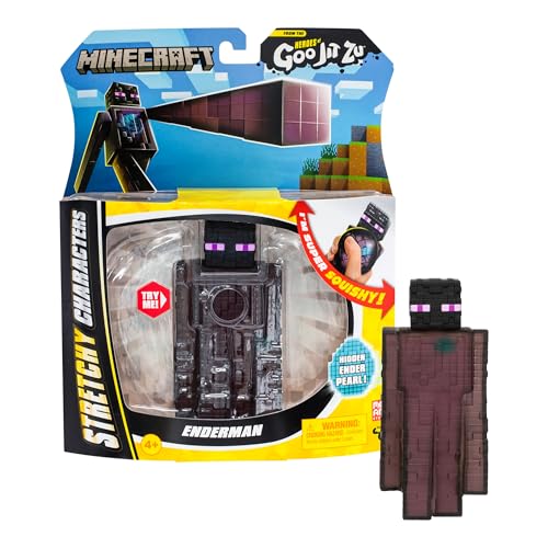 Heroes of Goo Jit Zu Personnage élastique Minecraft, Collectionne l'Enderman et la Perle de l'Ender, Substance visqueuse Unique avec éléments cachés à...