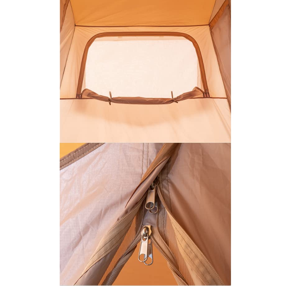 Carpa para camping familiar 3-4 personas, doble capa impermeable miniatura 4