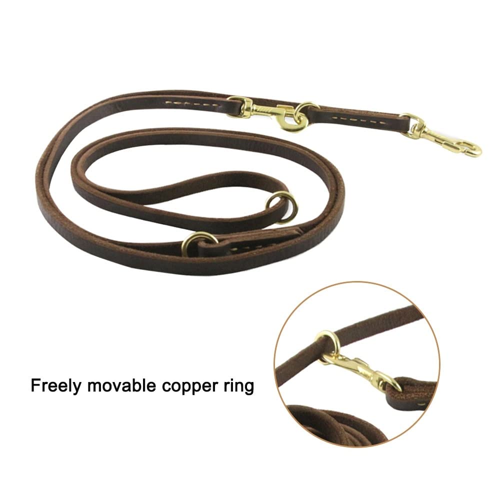 Joytale Guinzaglio Per Cani Pelle, Guinzaglio In Vera Bovina 1.8 M* 2 - Foto 2