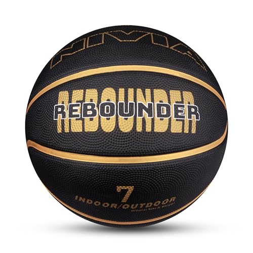 Image of NIVIA Rebounder Basketball, As per Match Standard, 8 Panels, Soft Rubber Molded with Pebbled Texture, Butyl Bladder, to Play on All Indoor & Outdoor Surfaces