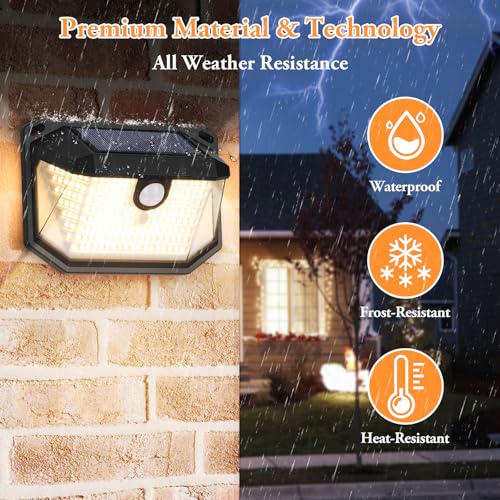 Outdoor Motion Sensor Lights 4-Pack