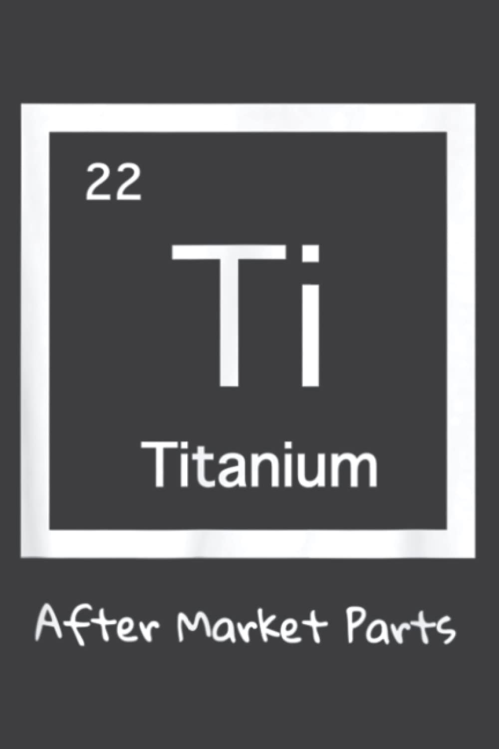 Hip Replacement Titanium Ti After Market Parts: Lined Writing Notebook, White Lined Paper, Journal Notebook for Memos, Meetings, ... Artists, and Students