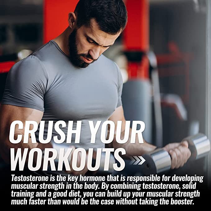 Testosterone-Booster-for-Men-Estrogen-Blocker-Supplement-Natural-Energy-Strength-Stamina-Lean-Muscle-Growth-Promotes-Fat-Loss-Increase-Male-Performance