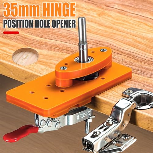 Gabarits de perçage pour charnière 35 mm avec mèches acier pour placard - 6
