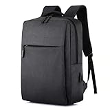 Mochila para Notebook Executiva Unissex Preta Com Entrada USB e Passa fio para fone Ideal para Faculdade Trabalho e Viagem Antifurto Resistente Confortável, visite nossa loja Leo Top Store