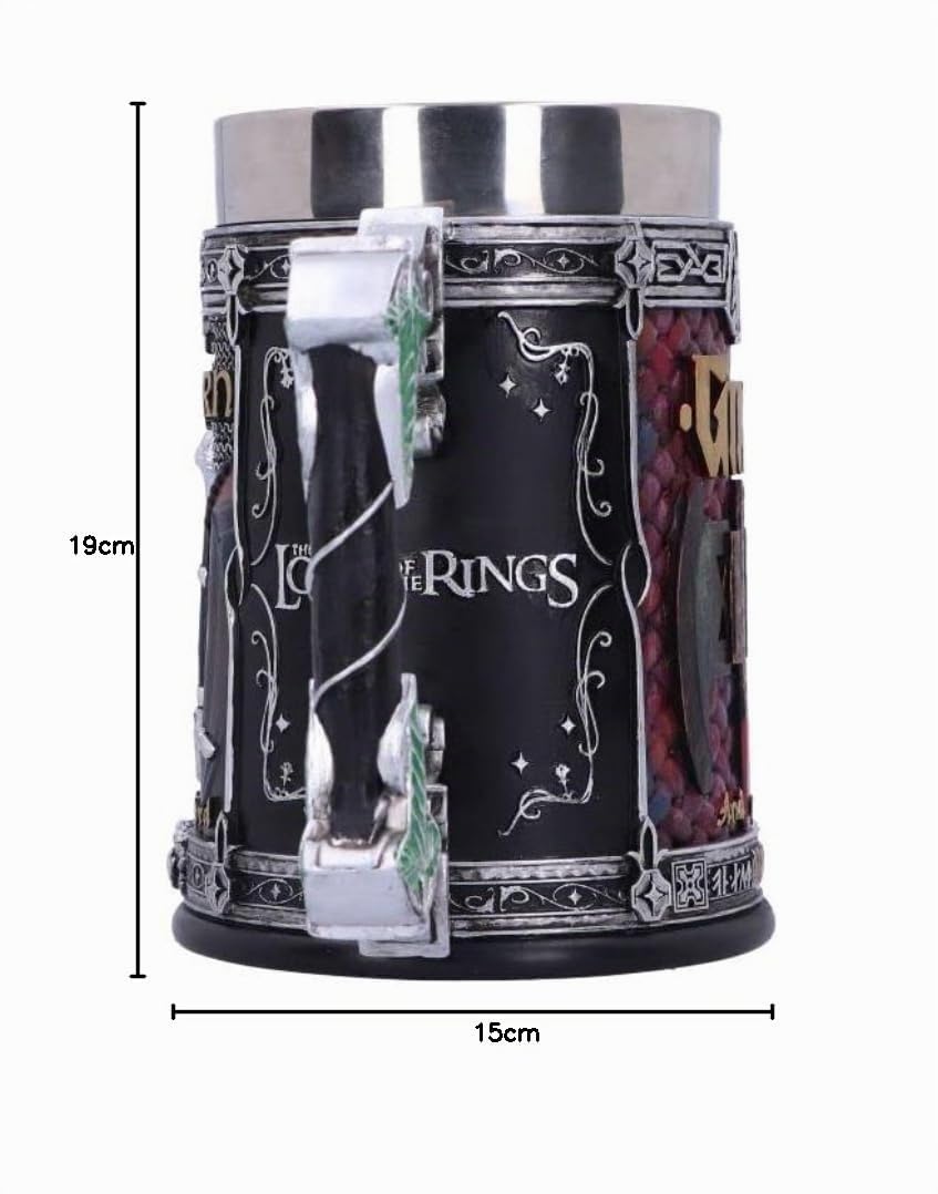 Nemesis Now Licencia oficial Lord of The Rings The Fellowship - Tanque, 15,5 cm