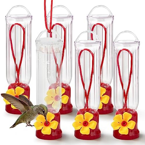Cleaning Bird Feeders with Vinegar: 5 Surprising Benefits You Didn't Know 7 JOIEDOMI Set of 6 Mini Hummingbird Feeders with Hanging Wires, Transparent Outdoor Humming Bird Feeder Set with 3 Cleaning Brush for Patio, Outside, Lawn, Backyard, Garden, Easy to Clean