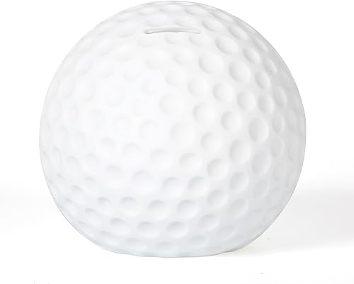 H&W Alcancía de pelota de golf, inastillable, con temática de deportes de golf, regalo para niños, damas y caballeros