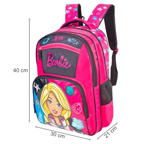 Image of Barbie School Bag for Girls 18 Inch Comfortable & Spacious Kids Backpack