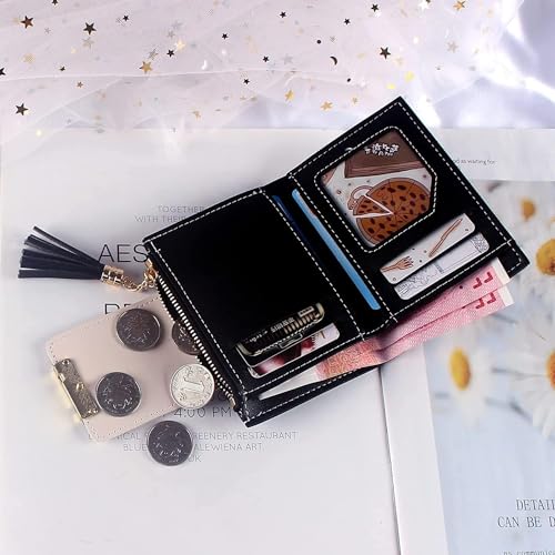 Spacious & Functional Womens Wallet Classic Ladies Vintage Design Leather Compact Size Mini Portable Large Capacity Fashion Cute Wallets Gift Clutch Purse3