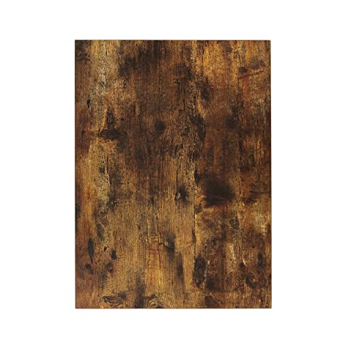 Aman Dog Crate Topper Wood For 48 42 36 30 24 Inch Cages, Dog Crate Table Topper With Tassel Curtain, Rustic Style Dog Kennel Topper（Rustic Brown） #TOP3