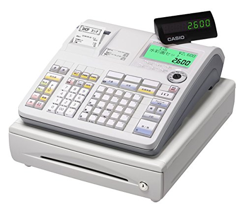 CASIO電子レジスター TE-2600+別売バーコードリーダー+作成ソフト CASIO電子レジスター TE-2600+別売バーコードリーダー+作成ソフト