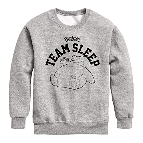 HYBRID APPAREL - Pokémon - Snorlax Team Sleep - Youth Crewneck Fleece Sweatshirt