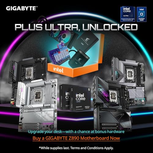 Image of GIGABYTE Z890M AORUS Elite WIFI7 ICE Ultra Core (Series 2) LGA 1851, ATX, DDR5, 3X M.2, PCIe 5.0, Thunderbolt 4, WIFI7, 2.5GbE LAN, EZ-Latch