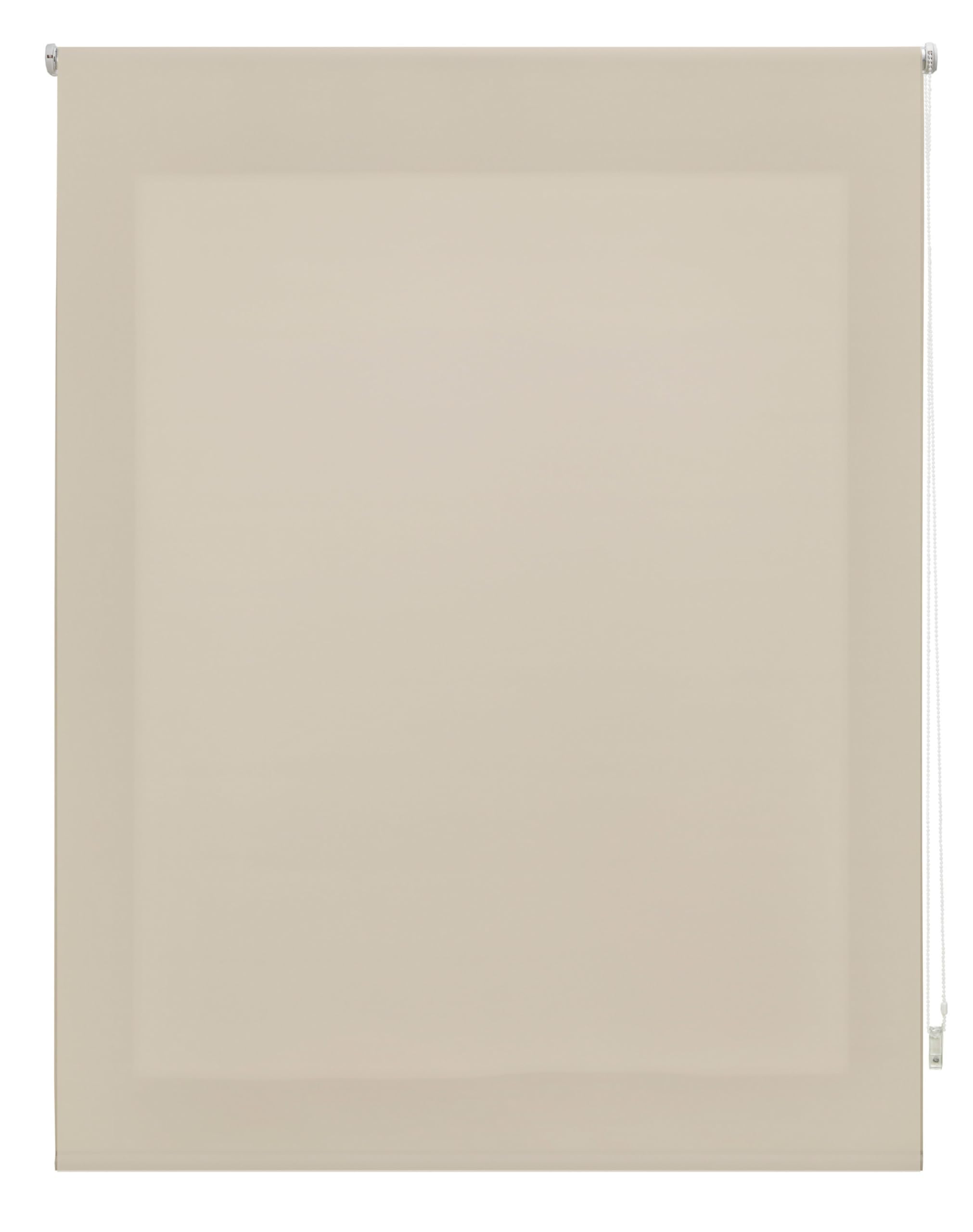 ECOMMERC3 Store Enrouleur translucide uni Dimensions 160 x 175 cm - Store Enrouleur d'installation au Mur ou au Plafond Couleur Marron Clair