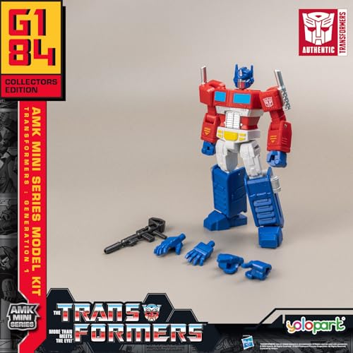 Optimus Prime Transformer Toy,Transformers G1 Action Figures,Highly Articulated 4.72 Inch Optimus Prime Model Kit with Weaponry,No Converting Autobot Toys for Kids Age 8 and Up - Image 3