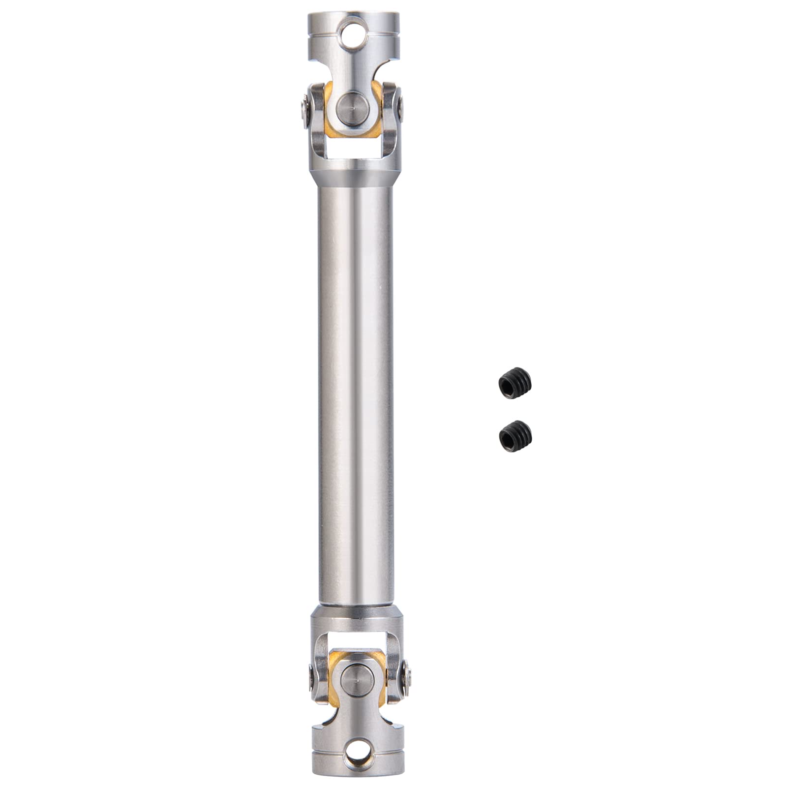 QUE-T 1Pcs Metal Drive Shaft for 1/14 Tamiya Tractor Climbing Trailer RC Car Upgrade Spare Accessories (75mm-100mm)