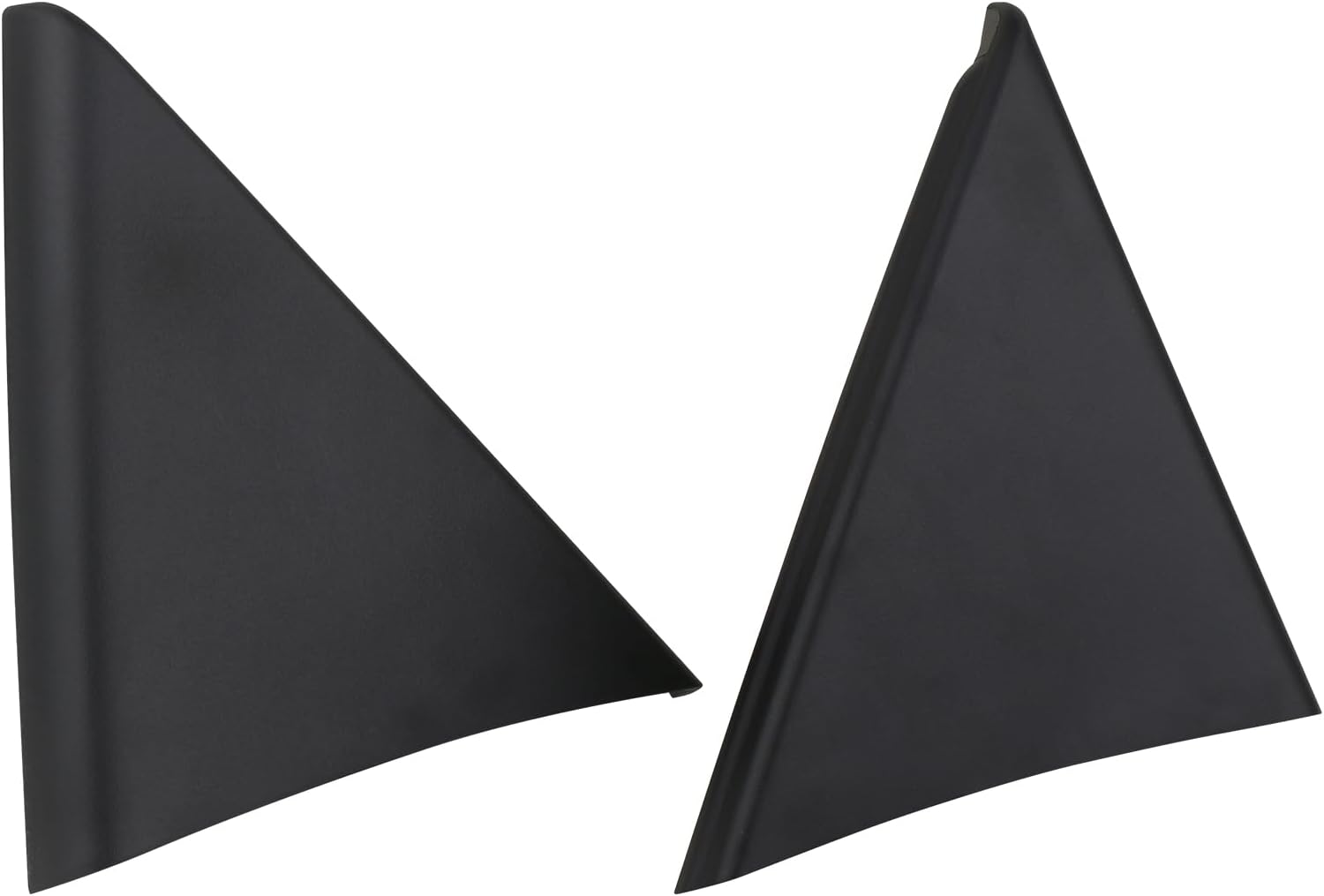 APPERFiT Front Door Upper Trim Panel Triangle Cover (Pair) Compatible with 2007-2013 Chevrolet Chevy Silverado GMC Sierra 1500 2500 HD 3500 HD