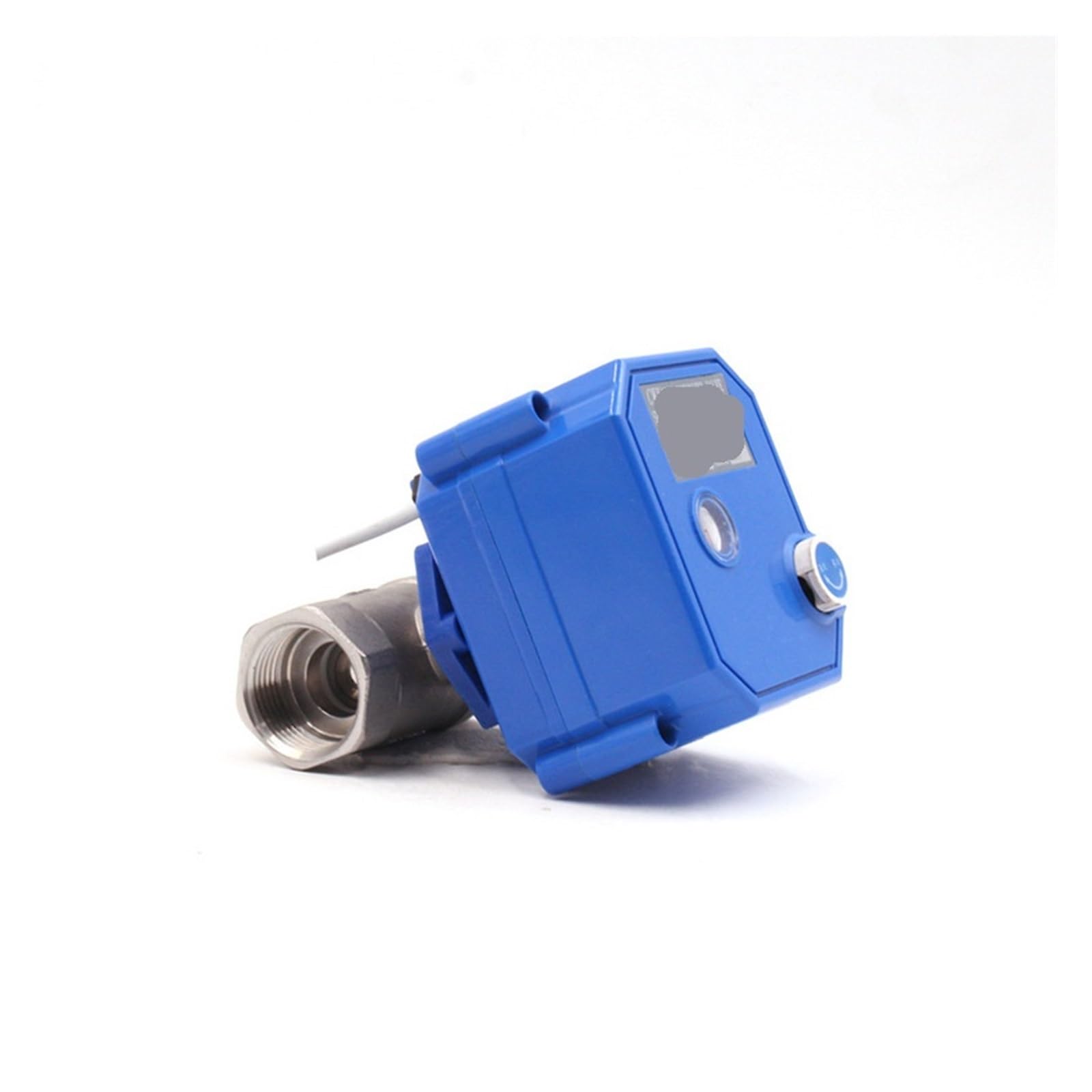 Elektryczny zawór kulowy DN8 DN15 DN20 DN25 2/3-przewodowy siłownik elektryczny ze stali nierdzewnej z ręcznym przełącznikiem AC220V DC24V DC12V(12,DC24V_CR01)