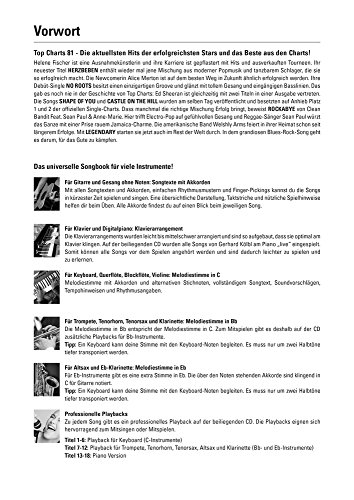 Top Charts 81 (mit CD): Die aktuellsten Hits der