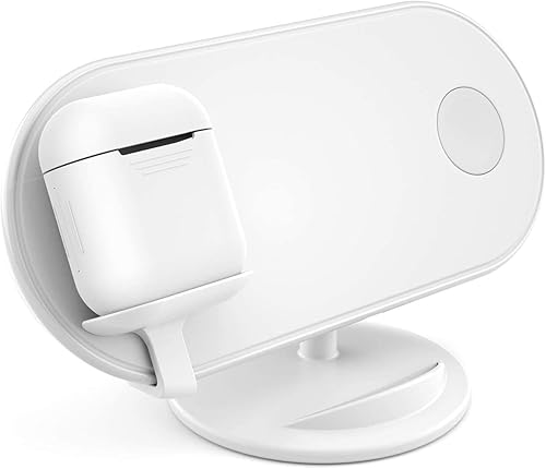 Miniatura 4 de fotorkit Cargador inalámbrico 3 en 1 Qi estación de carga rápida para Apple iWatch Series SE654321 AirPods Plux Soporte de carga inalámbrico para