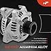 A-Premium Alternator Compatible with Dodge Avenger 2008-2010 & Chrysler Sebring 2007-2010, 3.5L, 140A 12V 6-Groove Pulley Clockwise