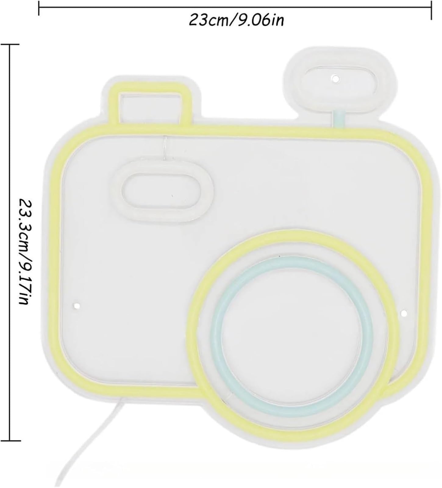 Regalo creativo per insegne al neon Per lampada al per neon prestito parola Fotocamera per insegna per