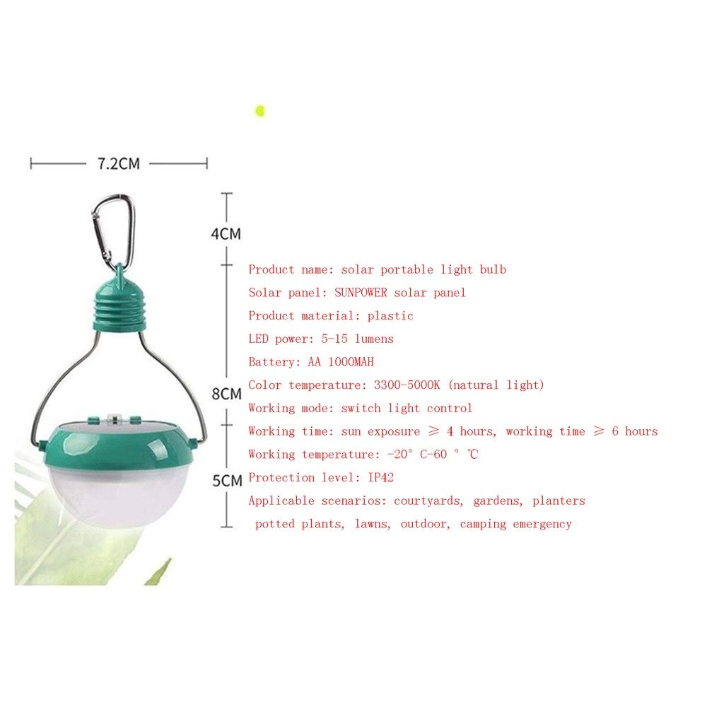Latarnia kempingowa, lampy solarne LED Przenośne latarnie Outdoor Camping Piesze wycieczki Oświetlenie awaryjne Żarówka Wisząca lampa namiotowa Solarne światło kempingowe