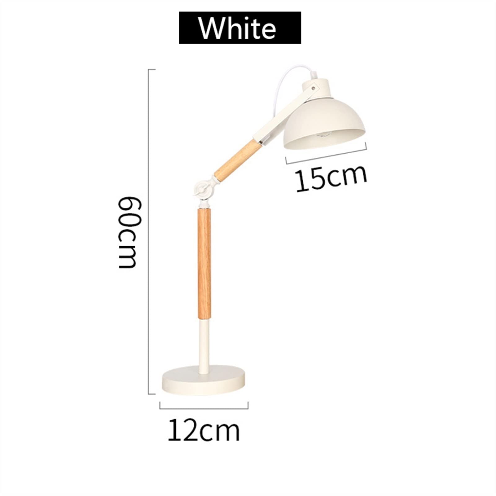 Lámpara Mesilla/Lámpara Escritorio Lámpara de mesa Dormitorio Creativo Simple Moderno Madera Plegable Ajustable Estudio Dormitorio Escritorio Mesita de noche Lámpara de ojo de lectura Lámpara de Mesa/