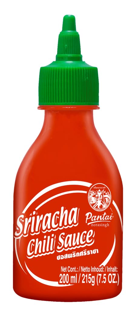 Pantai Hot Sriracha Red Chilli Sauce 200ml, 6.7 Fl Oz, Printed Pet Bottle, Single Pack