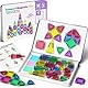 Magnetische Fliesen, 40-teilige Reise Magnetische Bausteine Set, MINI Magnet Fliesen Bauspielzeug mit Ironbox für Alter 3 + Jungen Mädchen, On-The-go Play STEM Montessori Magnetische Spielzeug