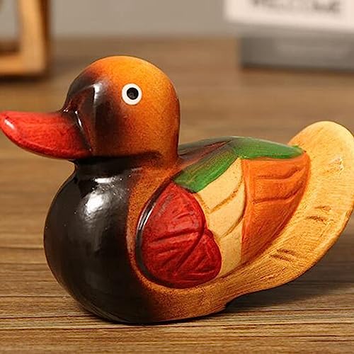 Pato mandarín de madera ideal como regalo de boda hecho a mano 6