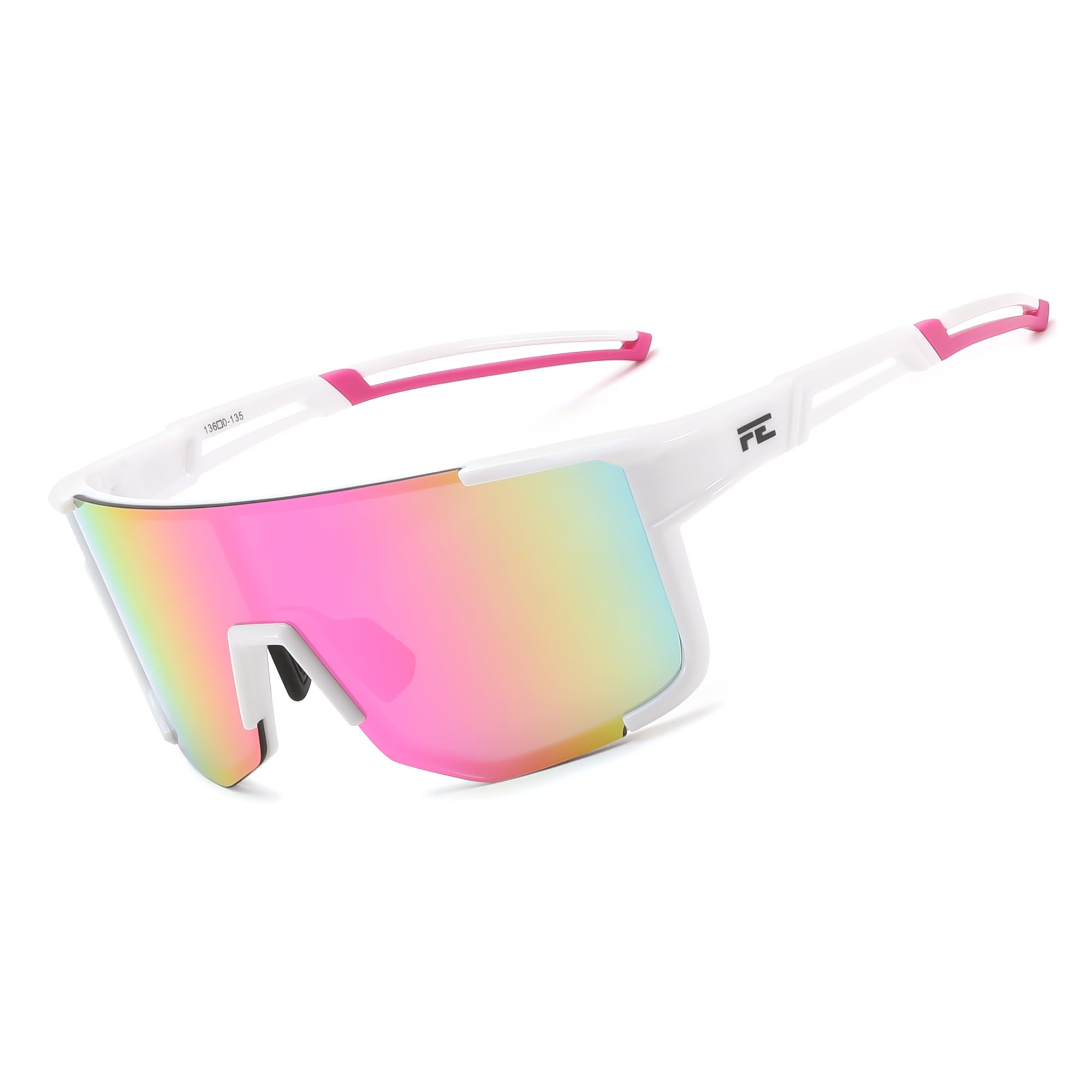 [FEISEDY] スポーツサングラス メンズ 野球サングラス 自転車 UV400 アイウェア ユニセックス 釣り ランニング ゴルフ用 B0224