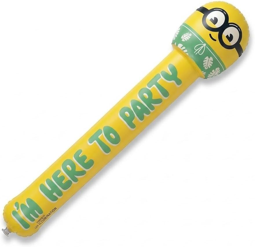 Minions Pool Noodle, Inflatable Swim Noodle for Pool Play, Beach and Lake Floating, Fun Water Toy for Kids, Teens, and Adults, Summer Party Fun