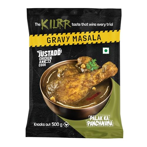 Image of Kilrr Chicken Gravy Masala, Variety Pack of 3 | Curry No. 9211, Kaalimirch ki Haddcurry and Palak Ka Panchnama | Zero Fuss Cooking and Ready in 30 Minutes | Just Add 500g Chicken