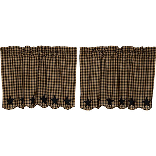 VHC-Brands-Black-Star-Cotton-L24xW36-Scalloped-Tier-Set-of-2-Black VHC Brands Black Star Cotton L24xW36 Scalloped Tier Set of 2 Black