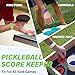 UBARONY Pickleball ScoreKeeper Wristband, 4 Portable Pickleball Scoreboard Counter Scorekeeping Tracker for Sports Games Indoor & Outdoor Yard, Cornhole, Ping Pong